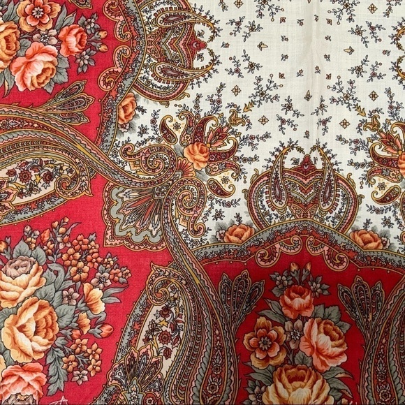 𝅺100% Wool‎ Colorful Scarf - Picture 5 of 8